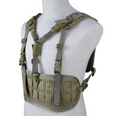 TAKTISK CHEST RIG MED SLING - Tan