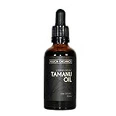 ALUCIA ORGANICS Certifierad ekologisk Certifierad organisk tamanuolja 50 ml - ren, naturlig, kallpressad, certifierad organisk, vegan, grymhetsfri, för hud, ansikte, kropp, massage