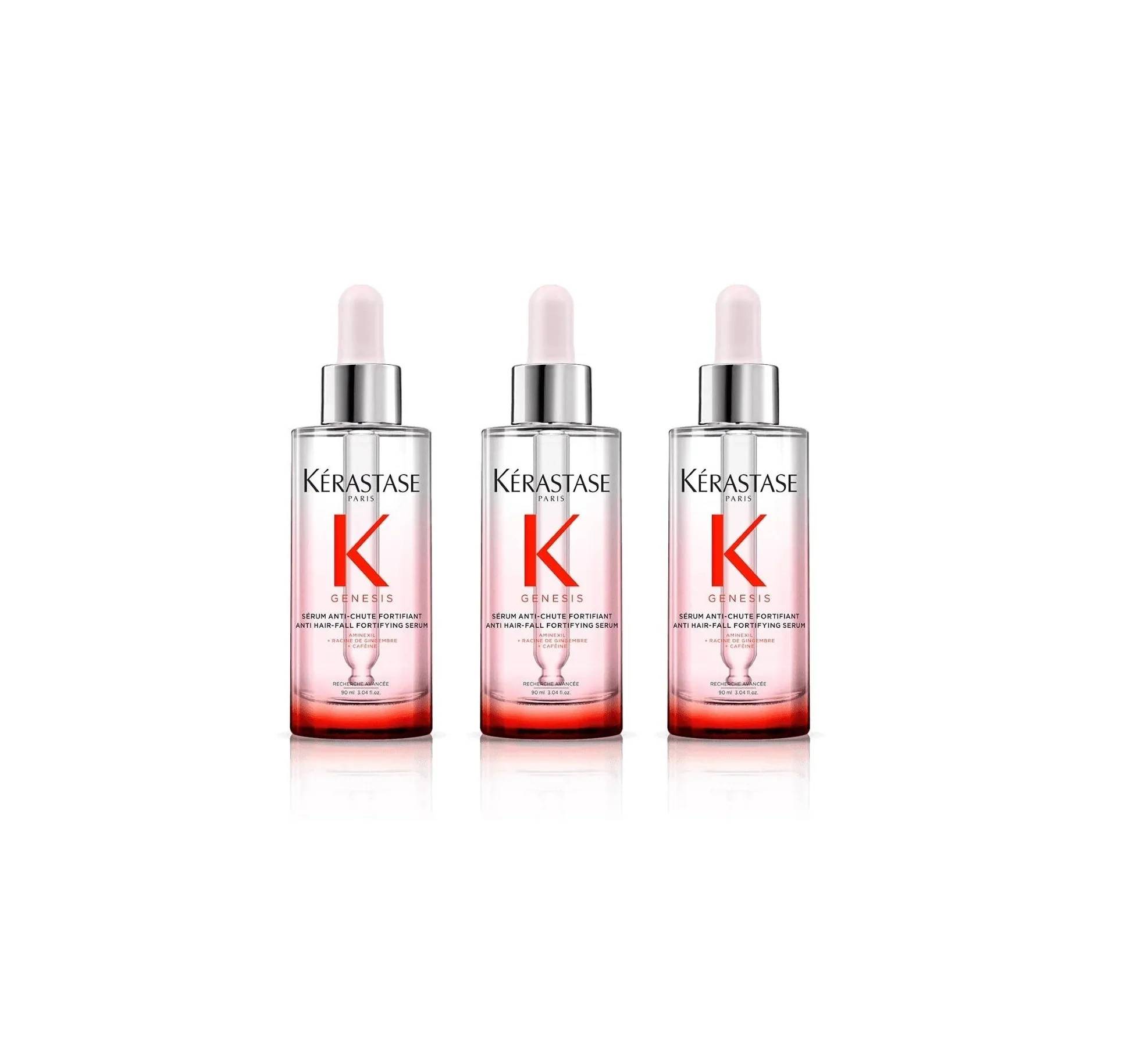 Kérastase Genesis Serum Anti-Chute Fortifiant mot håravfall – 3-pack (3 × 90 ml)