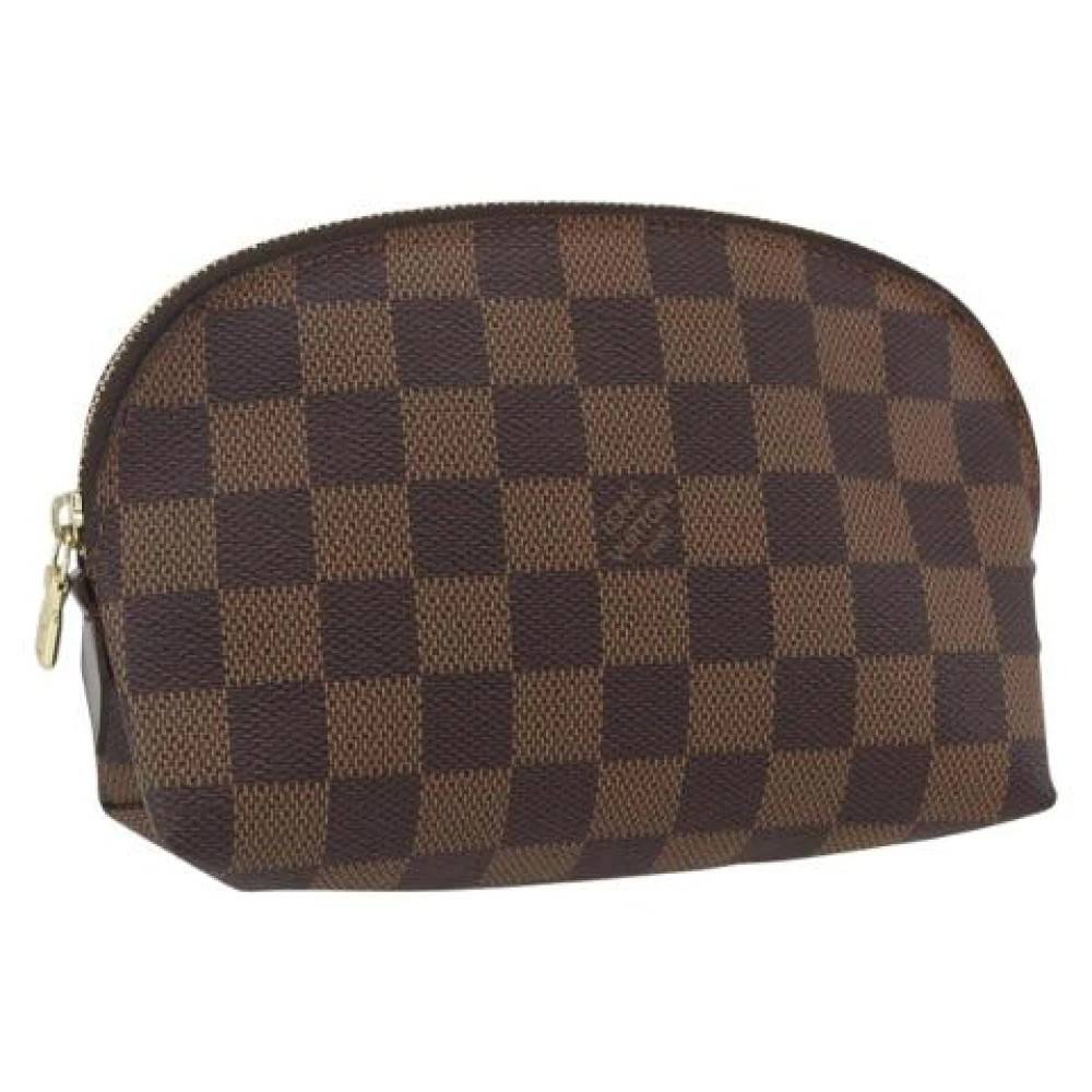 Louis Vuitton Vintage Pre-owned Clutch - Vintage - Dame - Brun - ONE SIZE - Tyl
