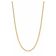 Nialaya, Tilbehør, Herre, Gul, 2XL, Men's Gold Paperclip Chain