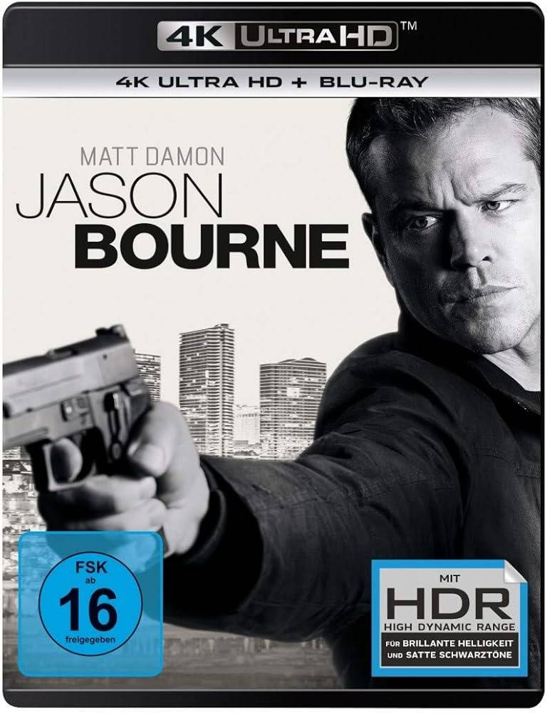 Jason Bourne (4K Uhd + Blu-Ray)