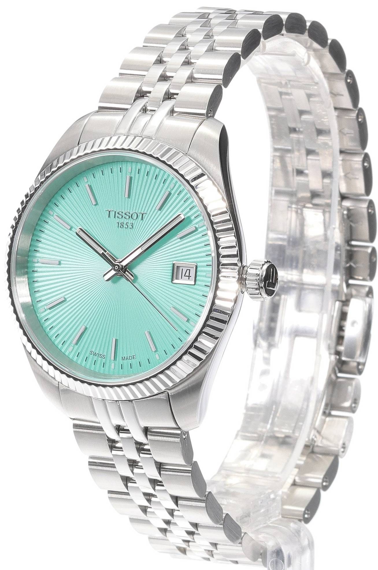 Tissot Dameur T156.210.11.091.00 Ballade Grøn/Stål Ø34 mm