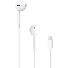 För Apple EarPods-hörlurar med Lightning-kontakt, trådbundna öronsnäckor för iPhone med inbyggd fjärrkontroll för att styra musik, telefonsamtal och volym