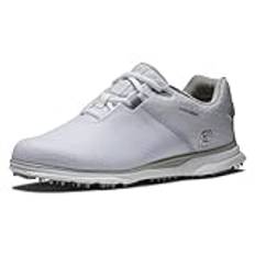 FootJoy Dam Pro |SL Sport golfsko, vit/ljusgrå, 4,5 UK