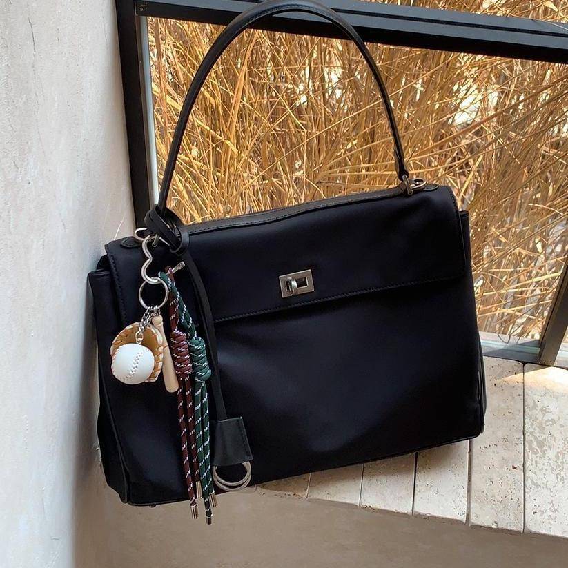 Slack Oxford Cloth Simple Commuting Platinum Bag Carey Bag One-Shoulder Crossbody Tote Bag Women