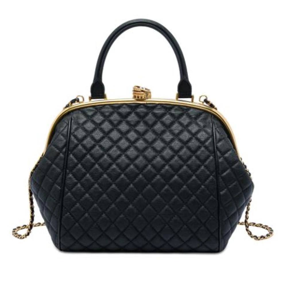 Chanel Vintage Pre-owned Vintage Satchel - Vintage - Dame - Sort - ONE SIZE - Uld