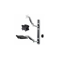 StarTech.com Wall Mount Workstation VESA Mount For 32" Monitors 10 kg Up to 27" / 32" (ultra-wide) 100 x 100 mm