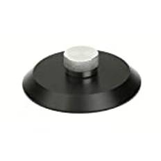 Dynavox VC80 vinylskivklämma, klämma för fixering av vinylskivspelare, av aluminium, svart