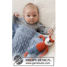 36-6 Baby Diamonds by DROPS Design DOWNLOAD OPSKRIFTEN HER Strikket plaid i DROPS Merino Extra Fine. Arbejdet strikkes med hulmønster til baby. Se alle babyopskrifter her. .