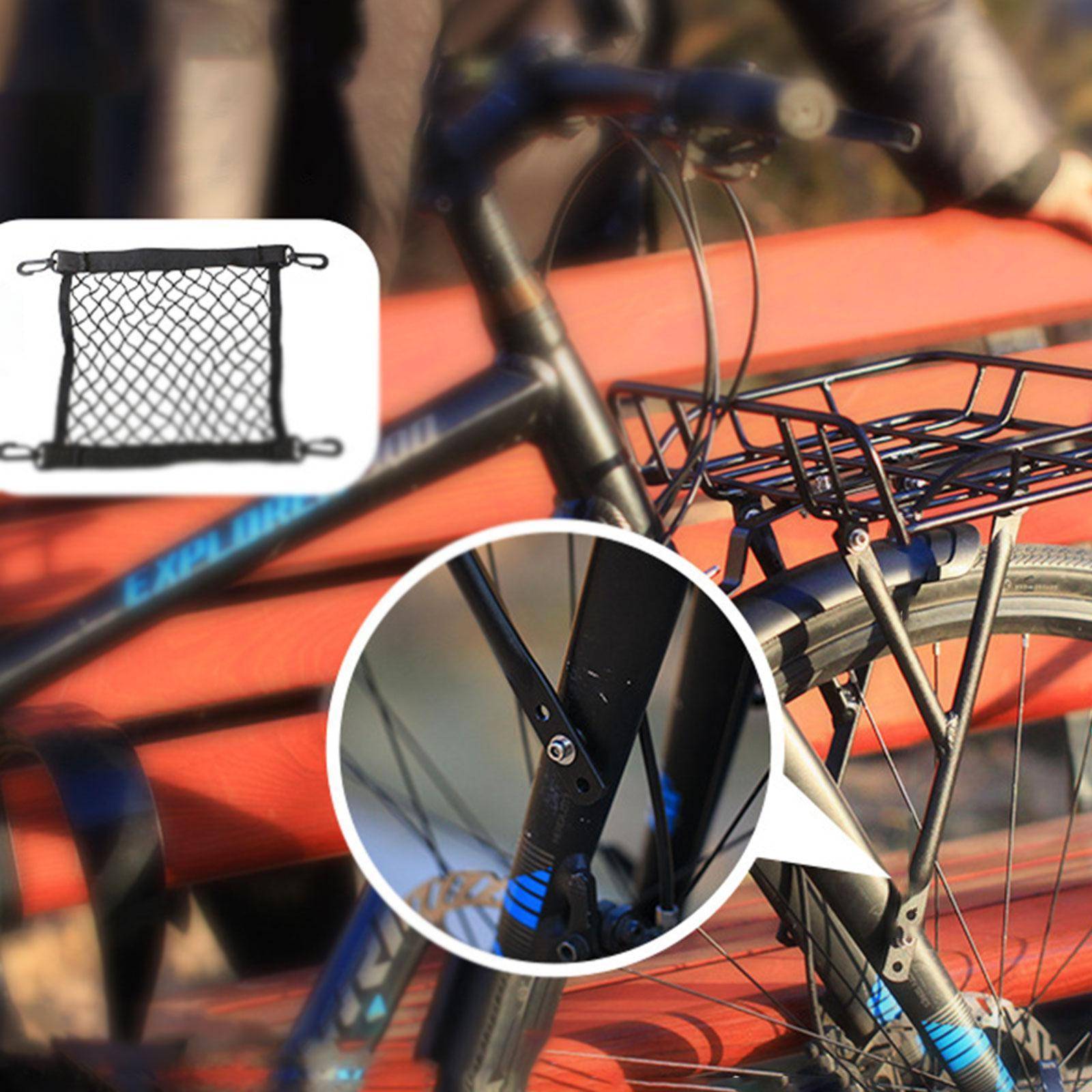 Front Cargo Rack Basket Easy to Install Durability Women Men Carrier Accessories Sturdy Sundries