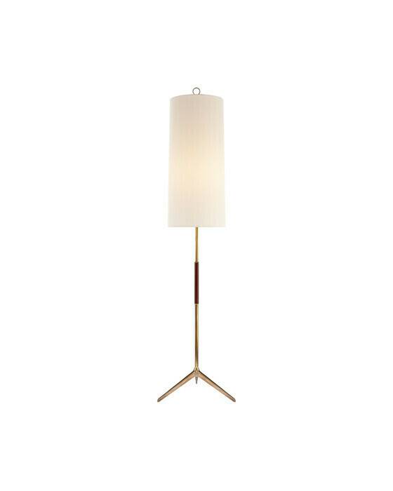 Visual Comfort Frankfort golvlampa antik mässing - Guld / Brun (H152.4cm x B45.7cm)