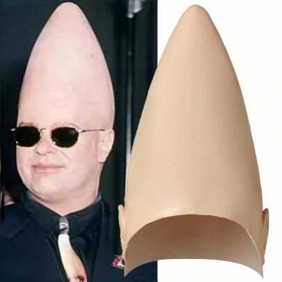 1 st rolig utomjordisk konhuvudhatt i PU-läder lätt och bekväm nyhet festrekvisita för halloween-kostymer cosplay-temaevenemang - Multifärgad (1 st)