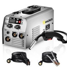 TEMU Gasless Welding Machine Ssimder 140a 2 In 1 Mig Mma Welder With Filler Wire, Electrode Welder Igbt Inverter Mig Welder Suitable For Farm Repairs, Home Diy, And Car Repairs.