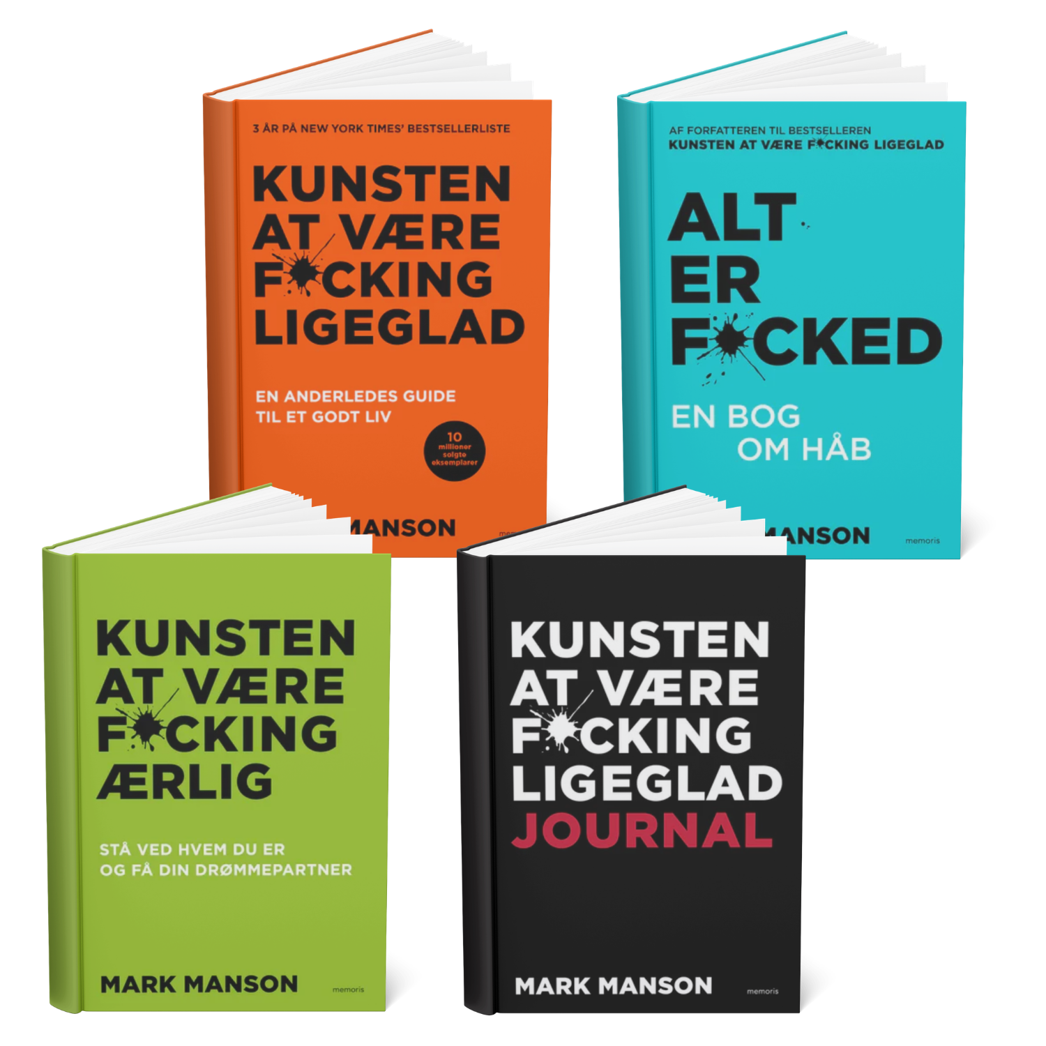Mark Manson-pakken (4 bøger)