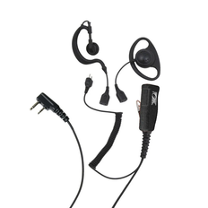 ProEquip PRO-U600L Headset, 3-i-1, 2 öronbyglar/Peltor, Svart PTT