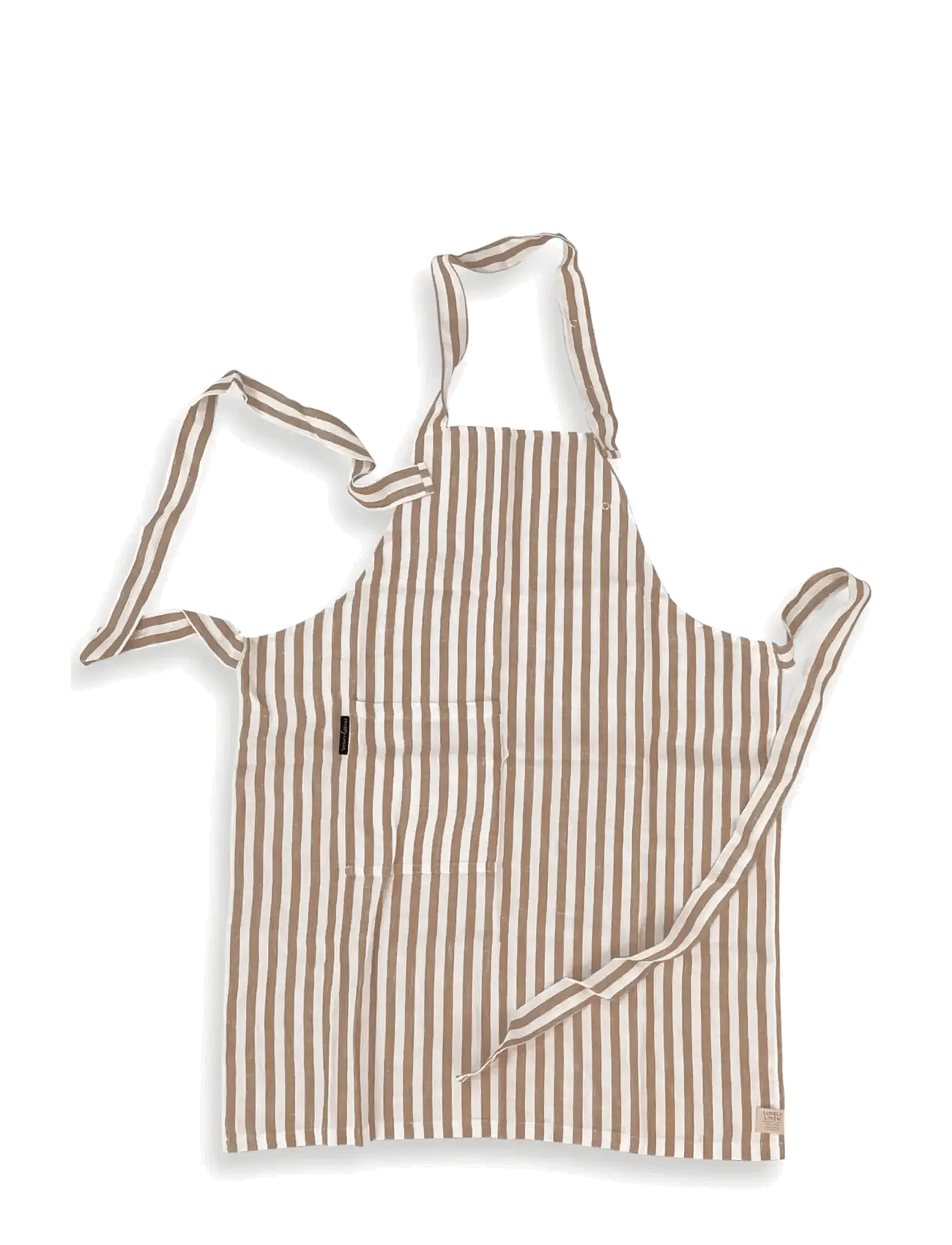 Lovely Linen Misty Apron - Beige - One Size