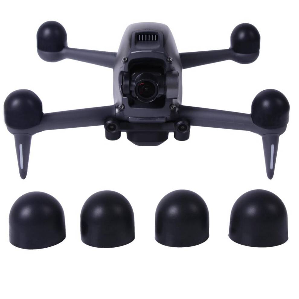 Højkvalitets FPV Drone Motorskærme, Stabilt Strukturdesign, Plastmateriale til DJI FPV, Fire Miljøvenlige Silikone Støvtætte Beskyttelser