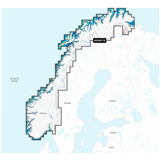 Garmin Norge, sjöar och floder – Sjökort för inland Garmin Navionics Vision+™ | NVEU071R | microSD™/SD™ och ettårsabonnemang