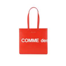 Comme des garcons wallet leather tote bag with logo - OS / Red