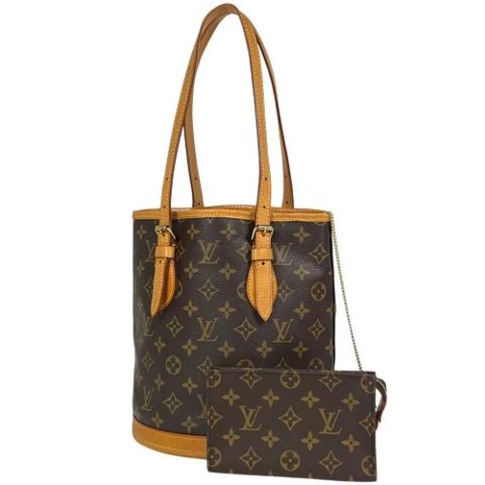 Louis Vuitton Vintage Pre-owned Vintage Monogram Skuldertaske - Vintage - Dame - Brun - ONE SIZE - Uld