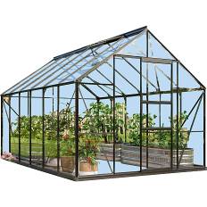 Vitavia Merkur 9900 drivhus inkl. sokkel - sort