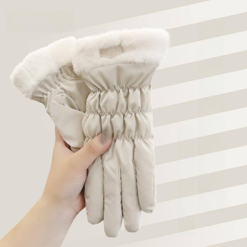 Women Winter Ski Gloves Waterproof Cold Weather Touchscreen Fingers Snow Warm Gloves for Outdoor Sports vit