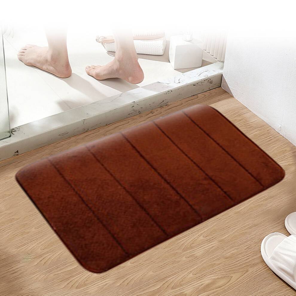 Badeværelsestæppe skridsikkert memory foam 20x30 tommer