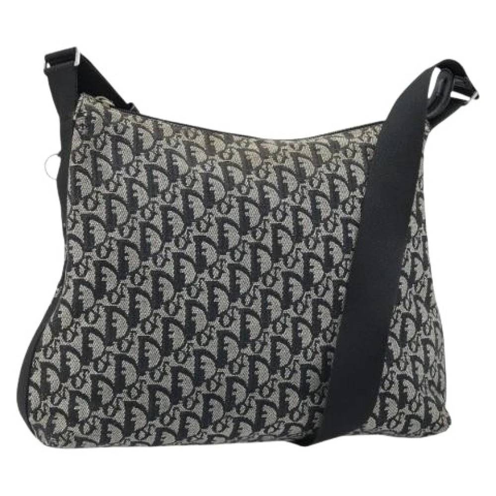 Dior Vintage Pre-owned Vintage Trotter Canvas Skuldertaske - Vintage - Dame - Flerfarvet - ONE SIZE - Uld