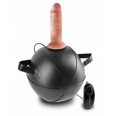 King Cock Vibrating Mini Sex Ball with 6" Dildo