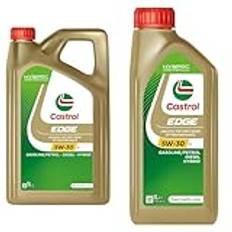 CASTROL EDGE 5W-30 LL, motorolja, 5L & Castrol EDGE 5W-30 LL Longlife motorolja, 1 l