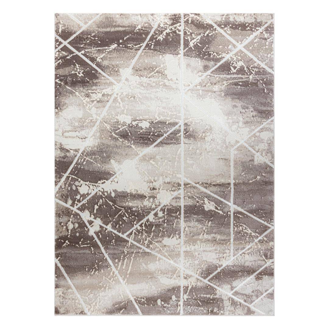Gulvtæppe - Hakano Iona Geometric, beige 120×170 cm