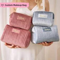 Custom Makeup Bag, Bride Toiletry Bag, Bridesmaid Gifts, Travel Toiletry Bag, Cosmetic Bag, Birthday Gift For Her, Mother&#39;s Day Gift,Wedding Favors,Gi - Multicolor - Large,Medium