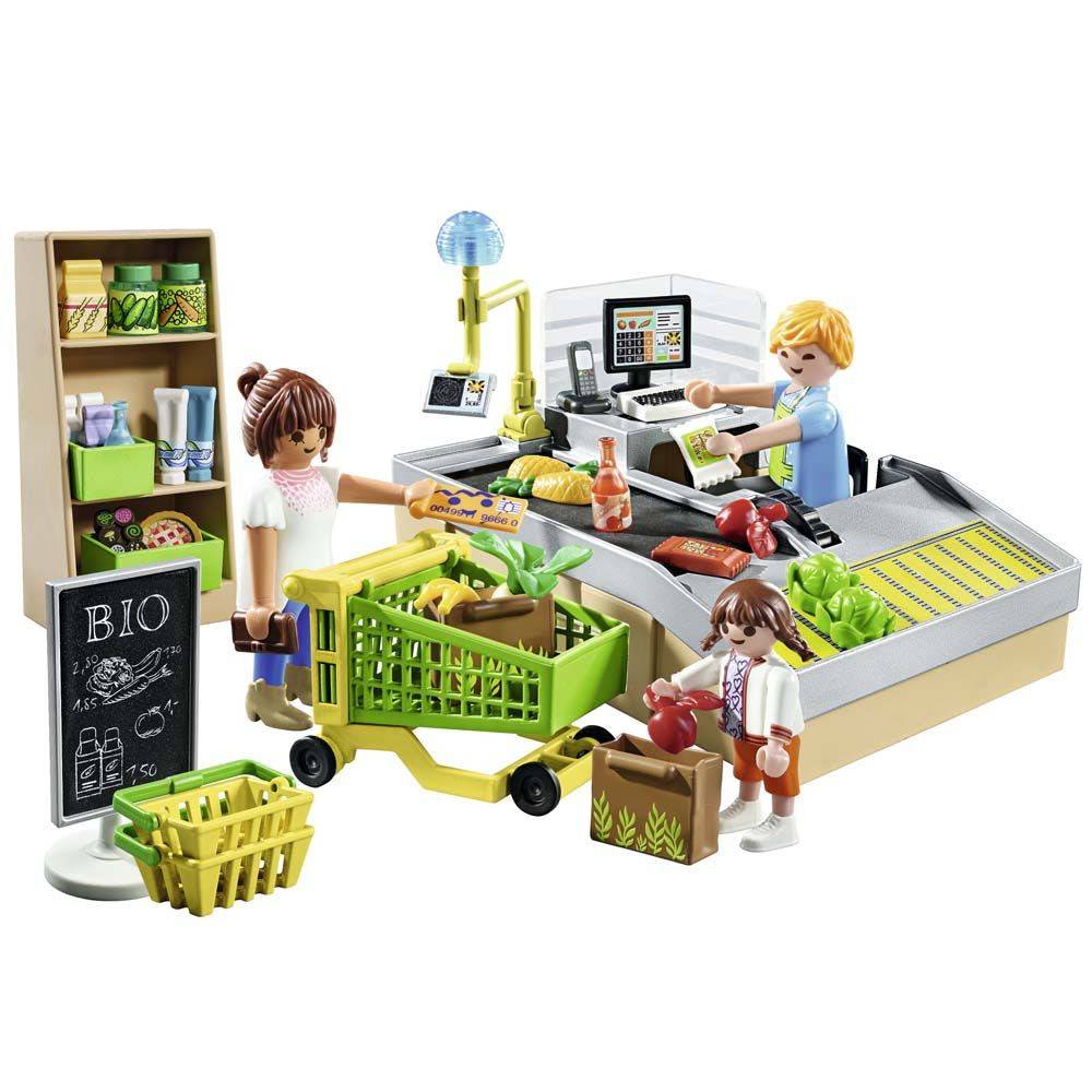 Økologisk Supermarked Playmobil Byggesæt My Life 71648