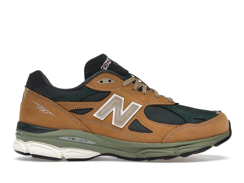 New Balance 990v3 MiUSA Tan Green - 42 / Standard