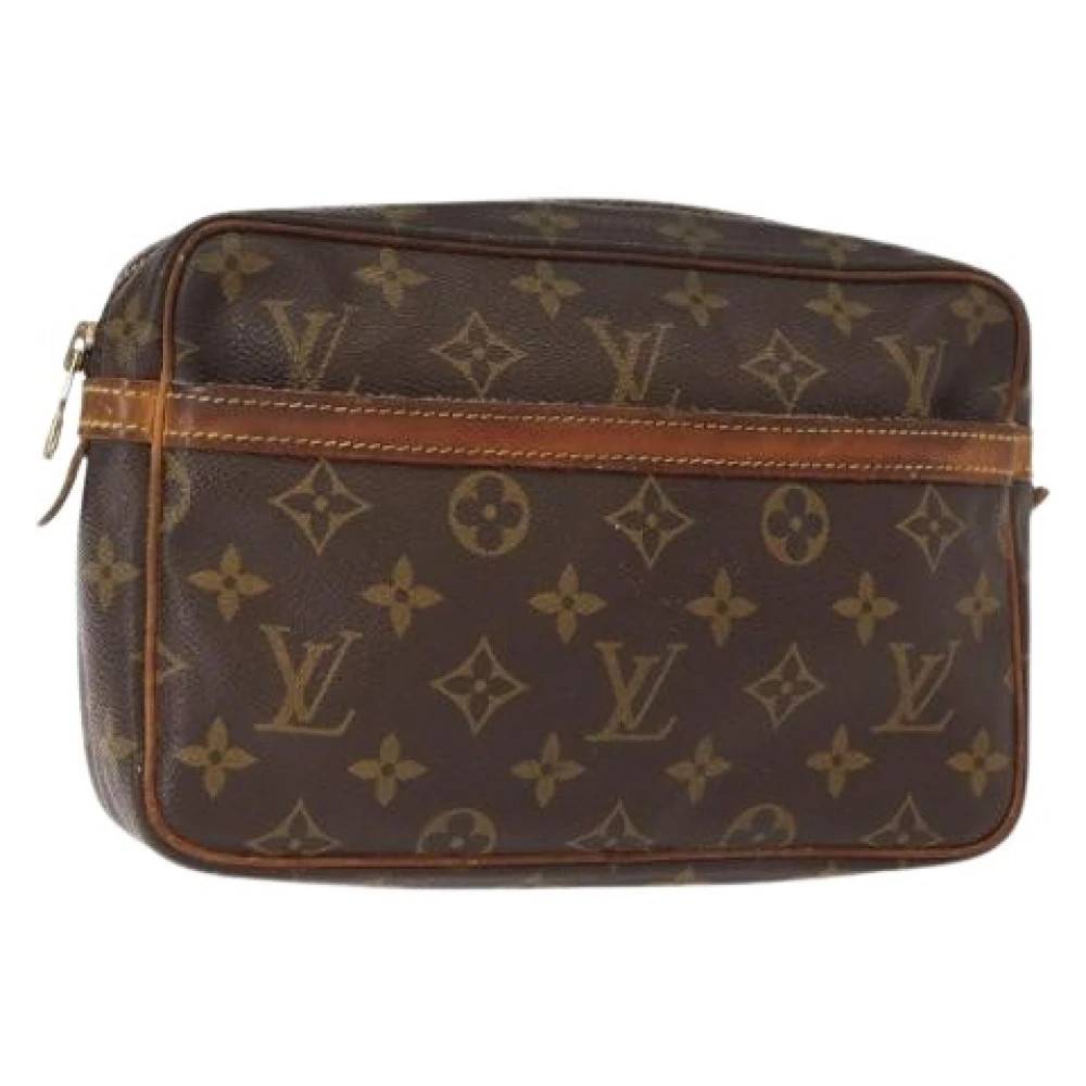 Louis Vuitton Vintage Pre-owned Vintage Canvas Clutch - Vintage - Dame - Brun - ONE SIZE -