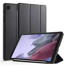 Väska för Samsung Galaxy Tab A7 Lite (SM-T220, SM-T225) - Konstläder, svart fodral skyddsskal