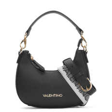 Womens Valentino Black Zero RE Small Hobo Bag - ONE