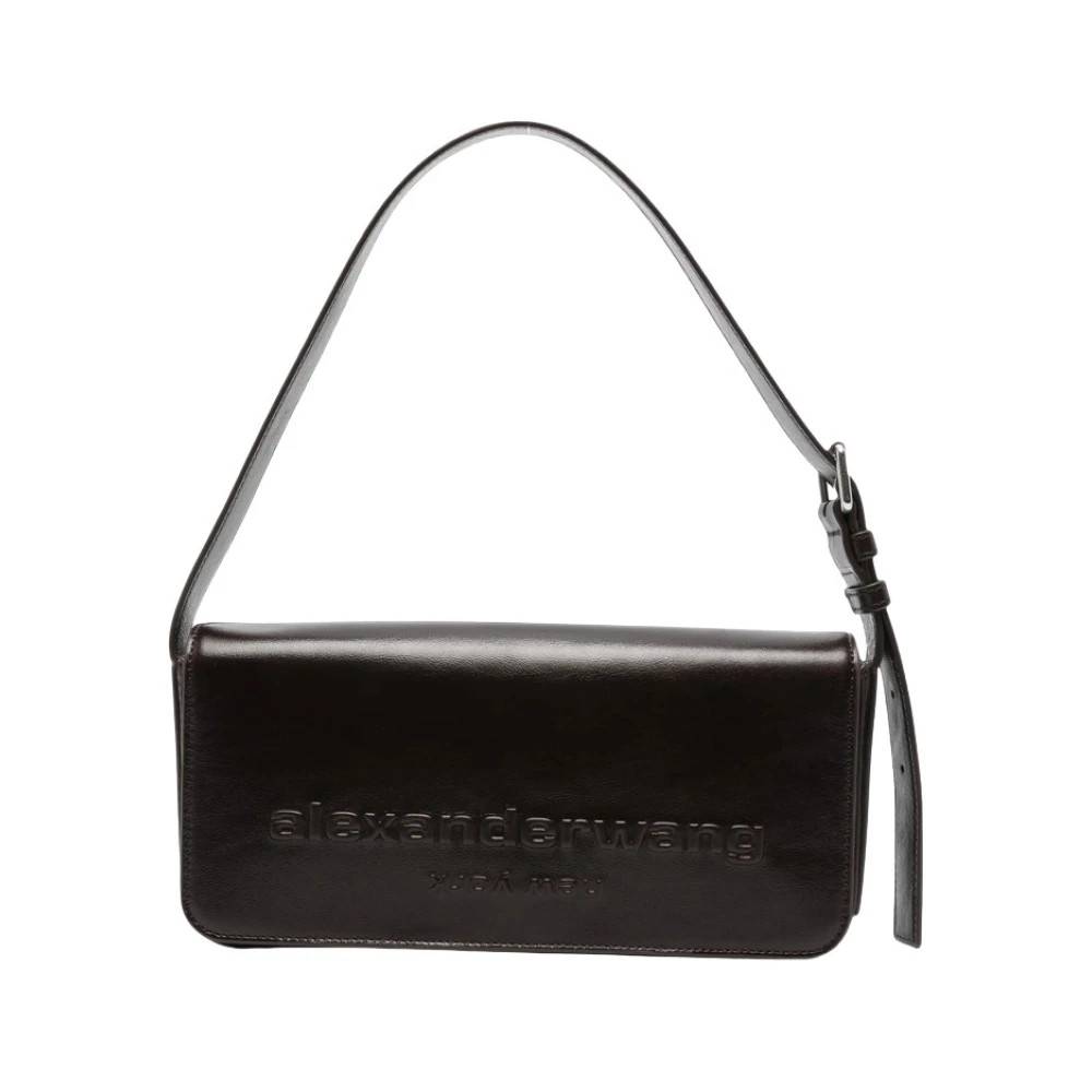 Alexander Wang Punch Skuldertaske - Tasker - Dame - Brun - ONE SIZE - Uld