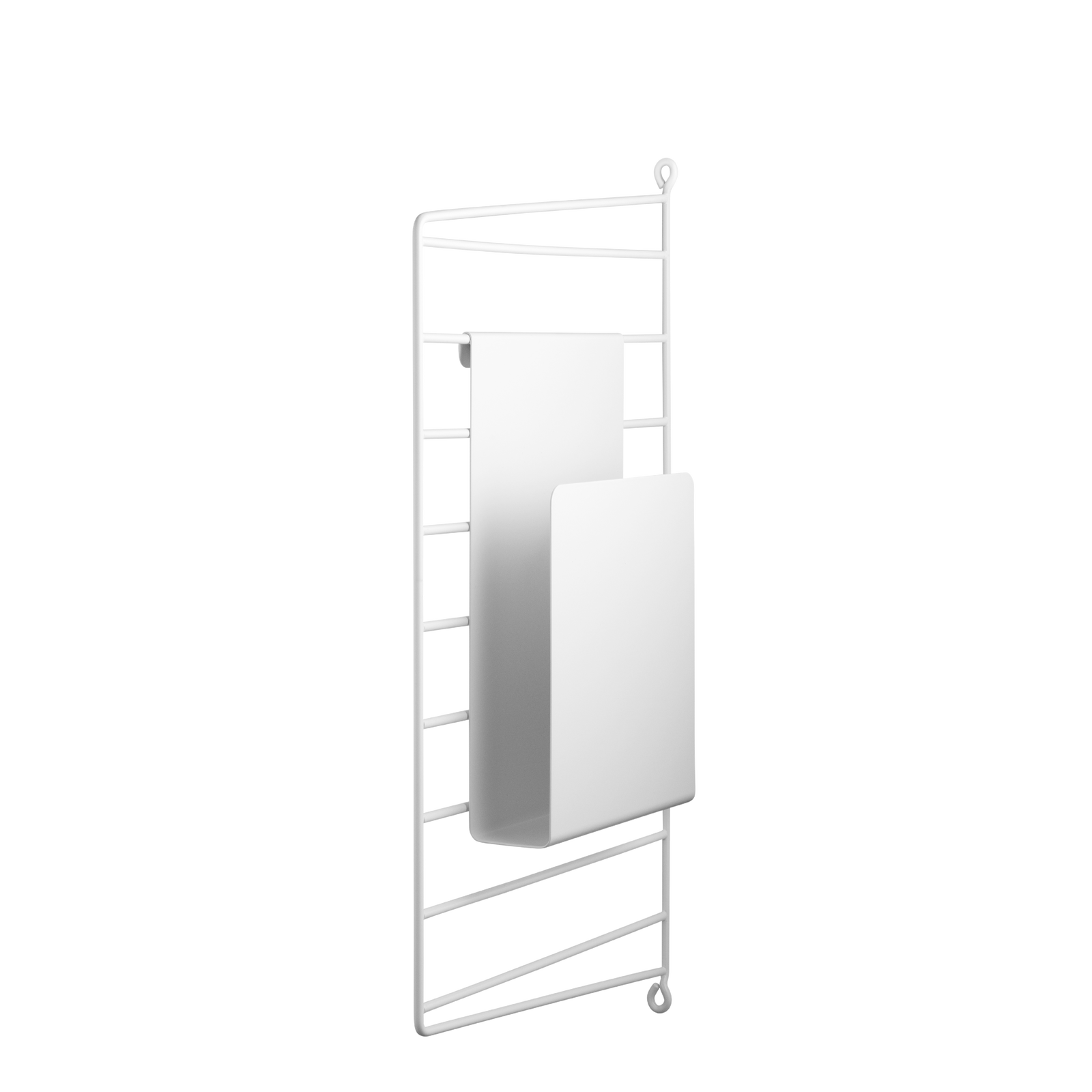 String Magazine Holder 5x27x17 White