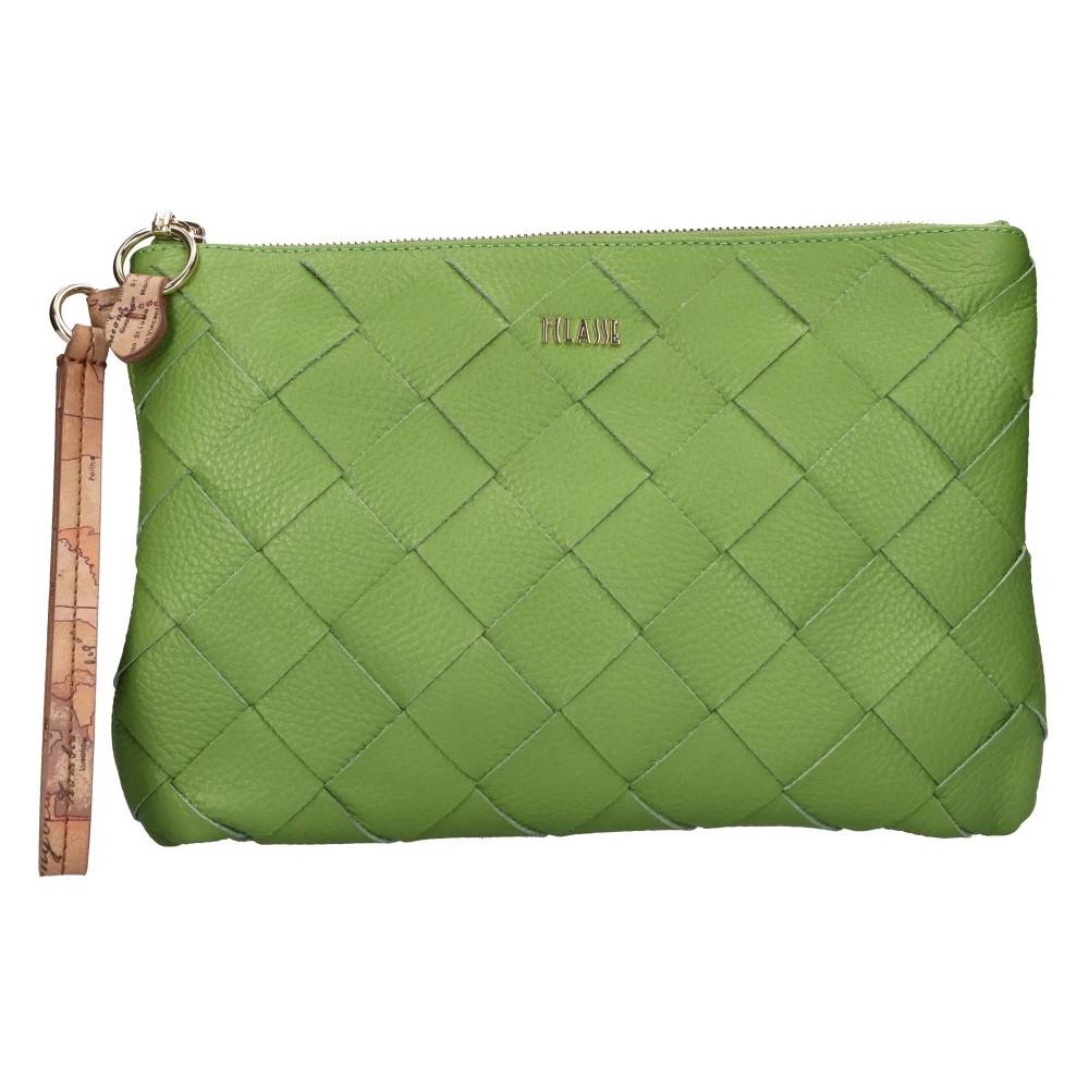 Alviero Martini 1a Classe Pura Leather Clutch Bali - Tasker - Dame - Grøn - ONE SIZE - Læder