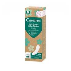Carefree - Organic Cotton Long - Panty liners 24.0ks