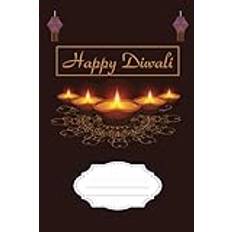 Lined Notebook gift for Diwali,Happy Diwali, Festival of Lights, Hindu Festival Celebration, 120 Pages, Size 6x9 inches Paperback