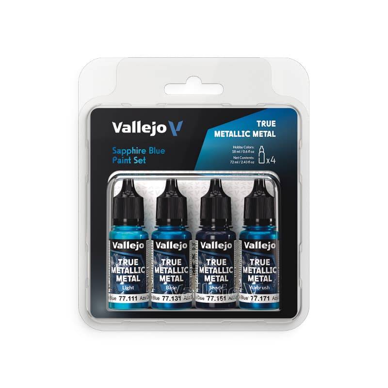 Sapphire Blue Paint Set