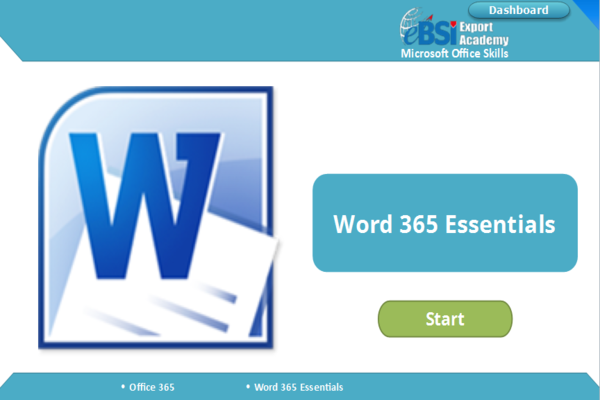 Word 365 Essentials - 10 Licences