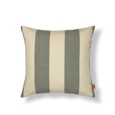 Ferm Living - Strand Outdoor Cushion - Dark Lichen/Parchment - Dynor och kuddar - Grå