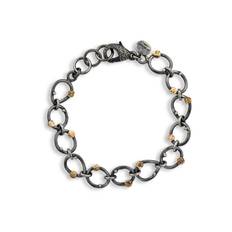 ByBirdie - Orion link armbånd i rustikt design - 50301243