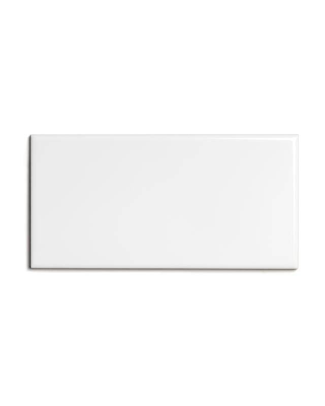 Kakel Victoria - 7,5 x 15 cm vit, blank