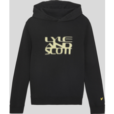 Lyle & Scott Kids Formation Blur Graphic Hoodie in Black - 15/16 Y