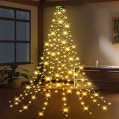 LionKnight Christmas Tree String Lights 2m*16 400LED julbelysning med 8 lägen Vattentät Memory Timer Xmas String Lights Ugn Utomhus C Sunmostar